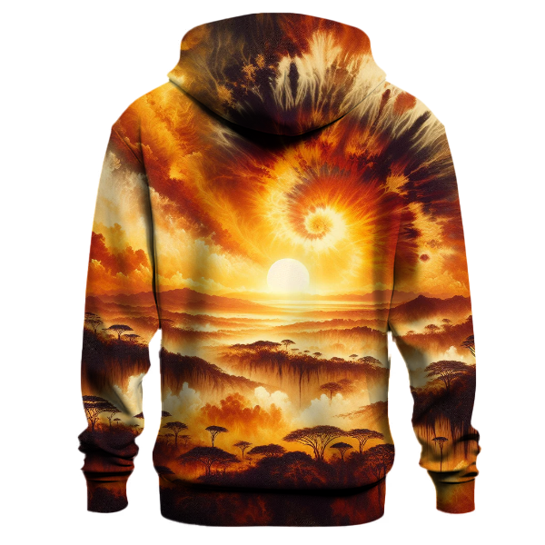 Savanna Sunset Tie-dye Hoodie