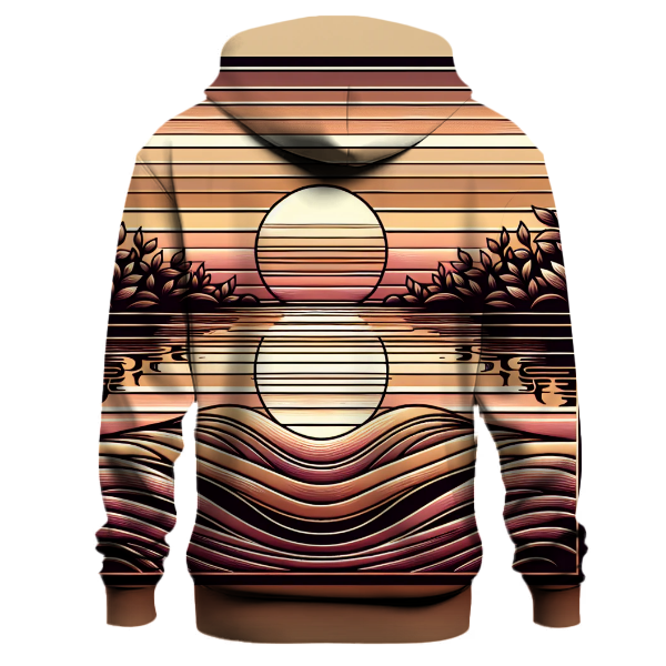 Glimmering Sunset Reflection Hoodie