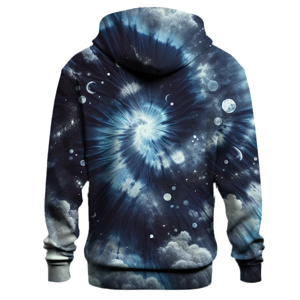 Moonlight Glow Tie-dye Design Hoodie