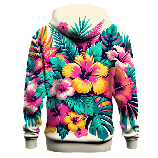Vibrant 80s Tropics Hoodie