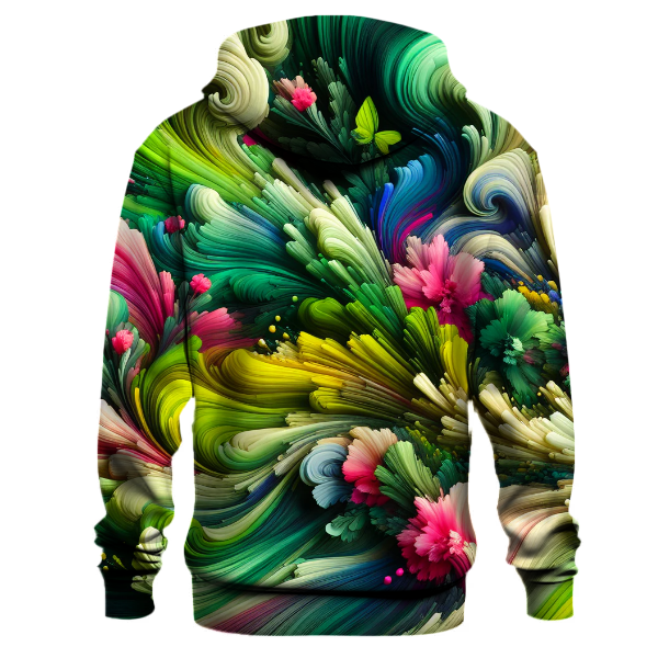 Vibrant Flora Burst Hoodie