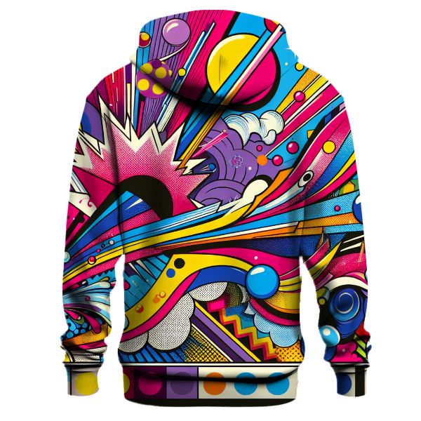 Pop Art Splash Hoodie
