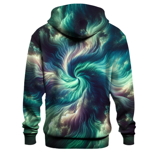 Northern Lights Tie-dye Design Hoodie