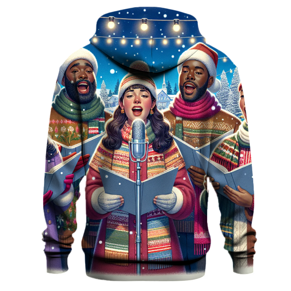 Joyful Christmas Caroling Crew Hoodie