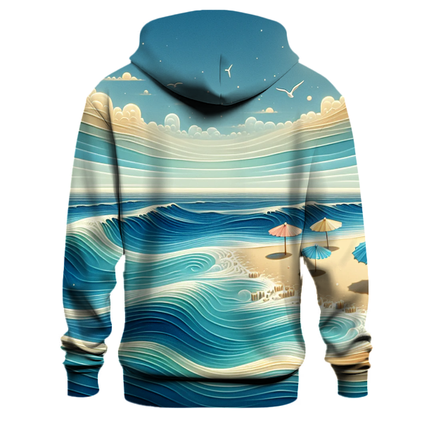 Charming Beach Waves Hoodie