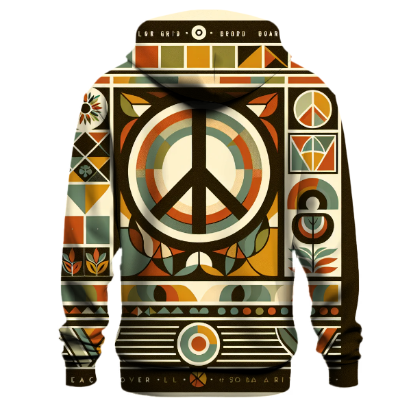 Geometric Peace Hoodie