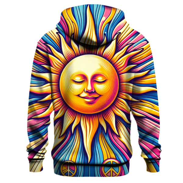 Hippie Sunshine and Peace Hoodie