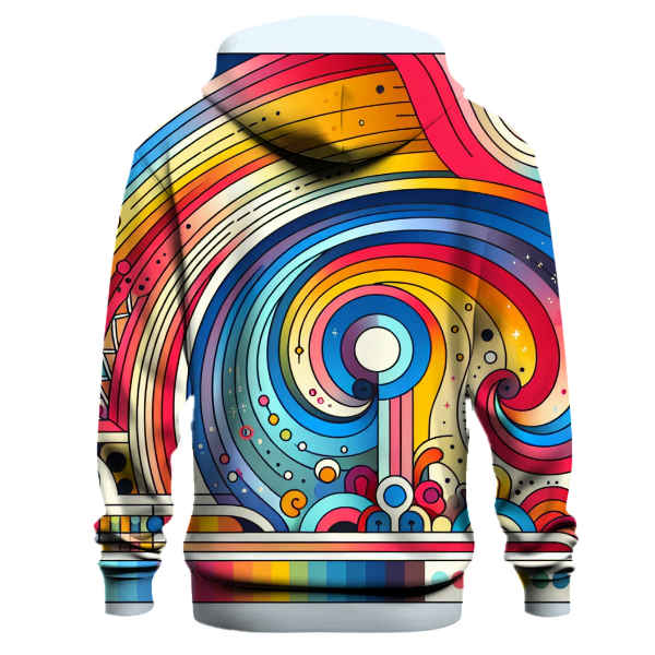 Bright Rainbow Arcs Hoodie