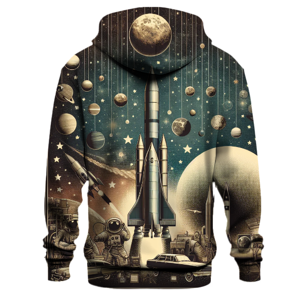 Retro Galactic Journey Hoodie