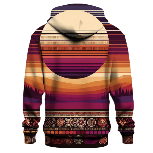 Boho Sunset Horizon Hoodie