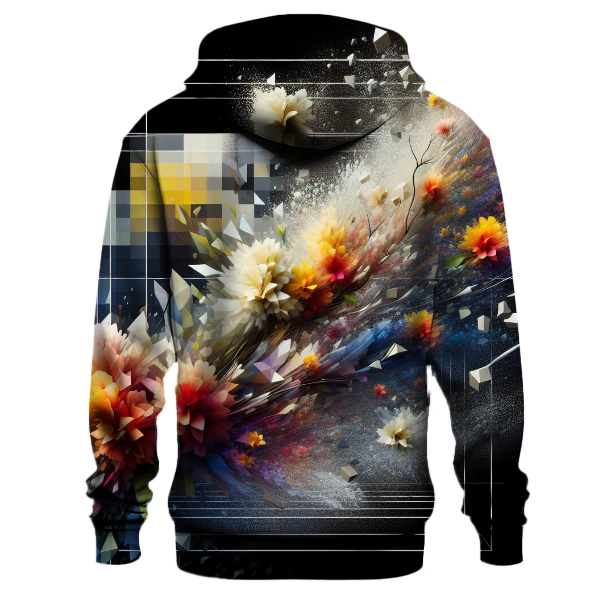 Floral Abstract Illusion Hoodie