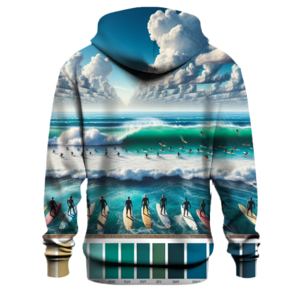 Surfing Wave Hoodie