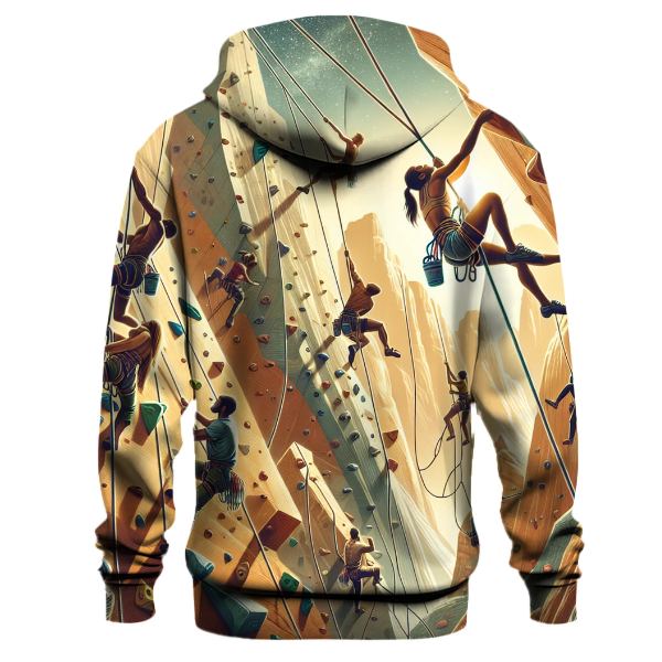 Rock Climbing Courage Hoodie