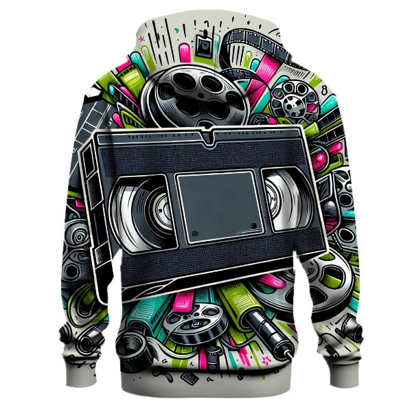 Retro VHS Tape Design Hoodie