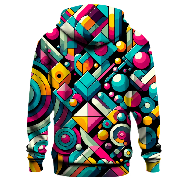 Funky Geometric Symphony Hoodie