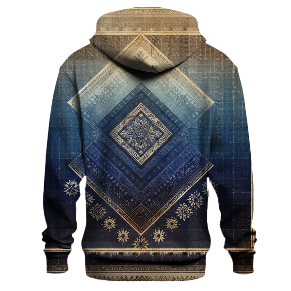 Vintage Indigo Gradient Hoodie