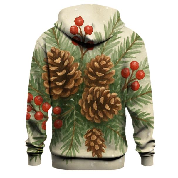 Pine Cone and Berry Delight Hoodie