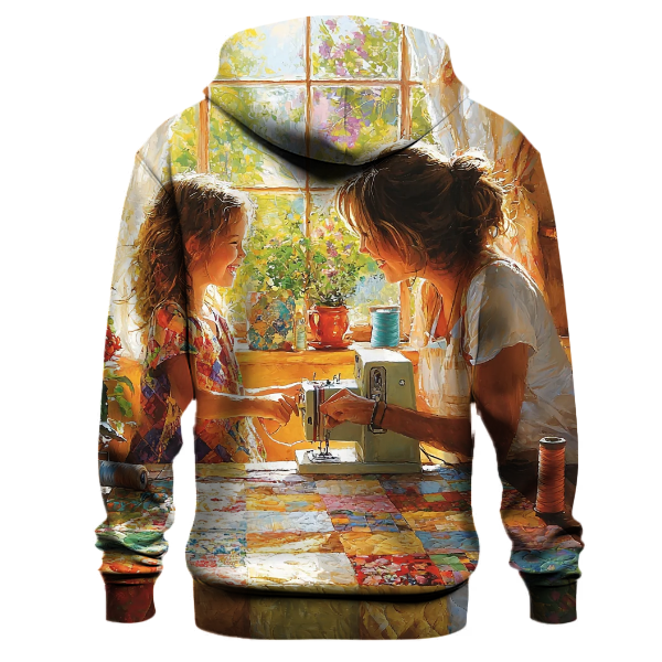 Crafting Connections Creating a Family Quilt Together Hoodie