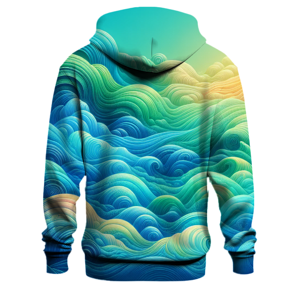 Electric Blue Lagoon Hoodie