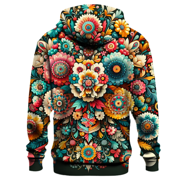 Charming Folk Art Garden Hoodie