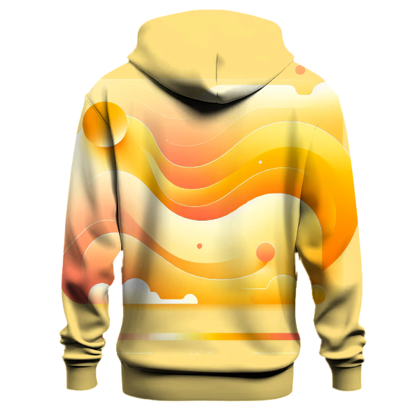 Sunshine Blossom Gradient Hoodie