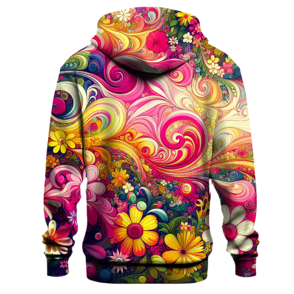Peaceful Floral Explosion Hoodie