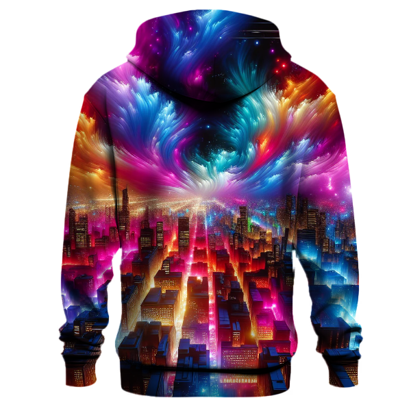 Neon Electric Night Hoodie