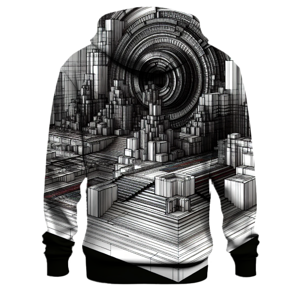 Geometric Horizon Hoodie