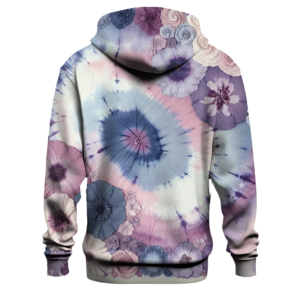 Twilight Blossom Tie-Dye Hoodie