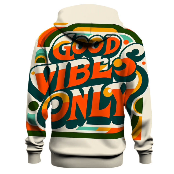 Groovy 70s Typography Hoodie