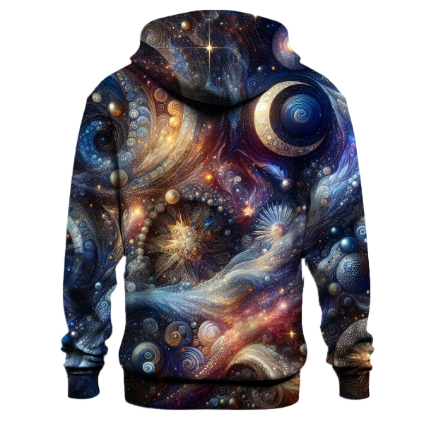 Cosmic Retro Patterns Hoodie