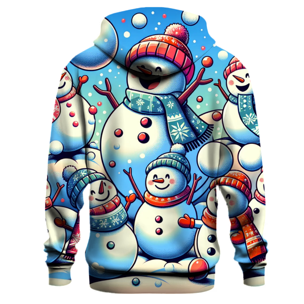 Silly Snowball Fight Hoodie