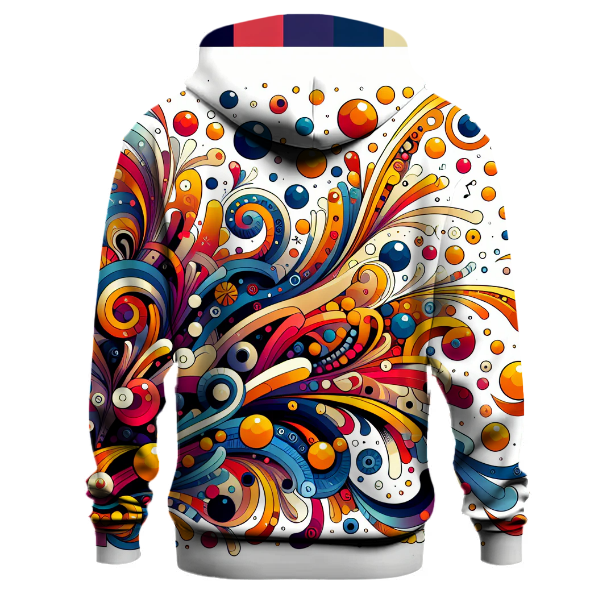 Colorful Whimsy and Fun Hoodie