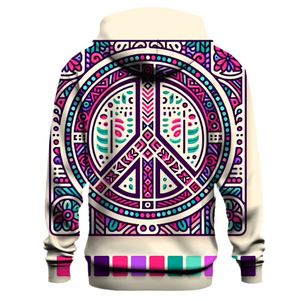 Hippie Soul Peace Sign Hoodie