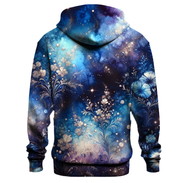 Starlit Garden Tie-dye Design Hoodie