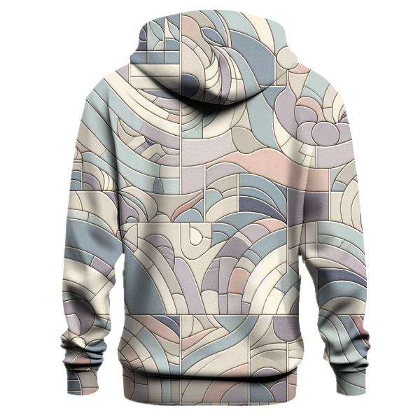 Serene Pastel Mosaic Hoodie