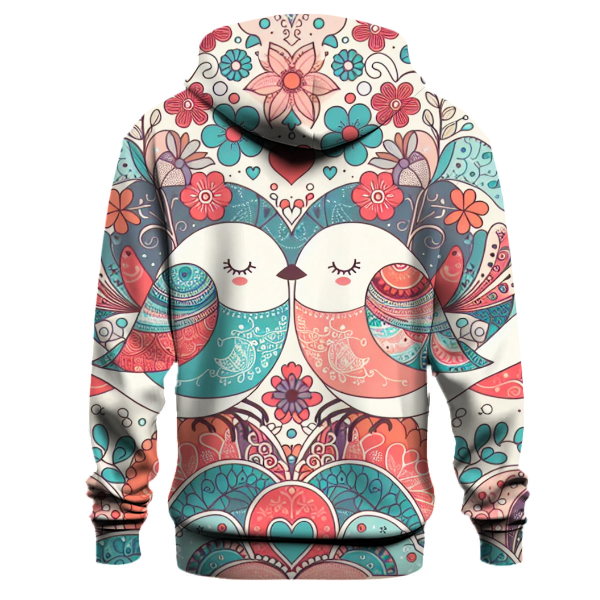Vintage Lovebirds Hoodie