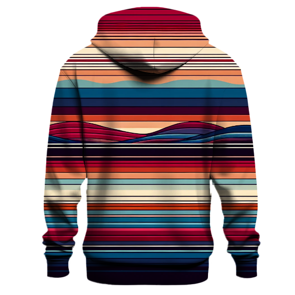 Sunset Silhouette Stripes Hoodie