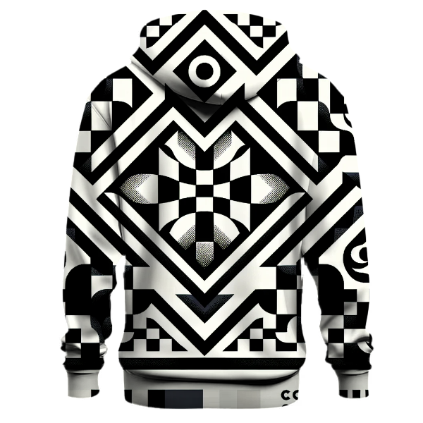 Vintage Checkerboard Classic Hoodie