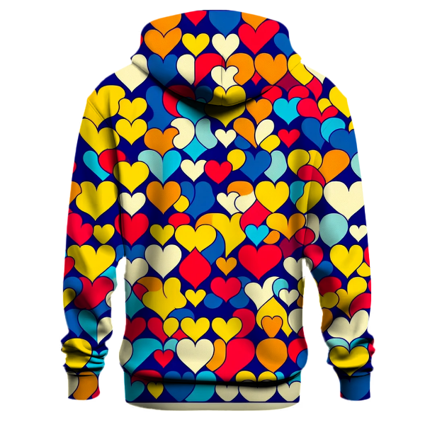 Retro Funky Heart Hoodie
