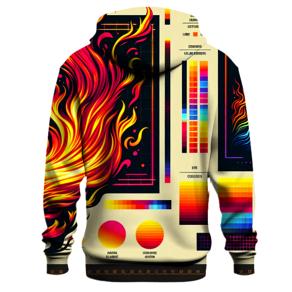Rad Retro Flames Hoodie