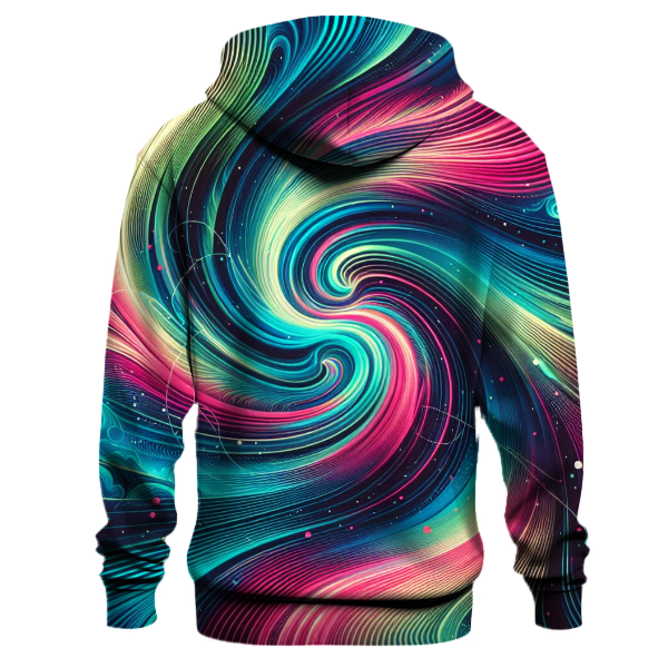 Retro Aurora Pulse Hoodie