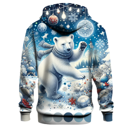 Joyful Polar Bear Hoodie