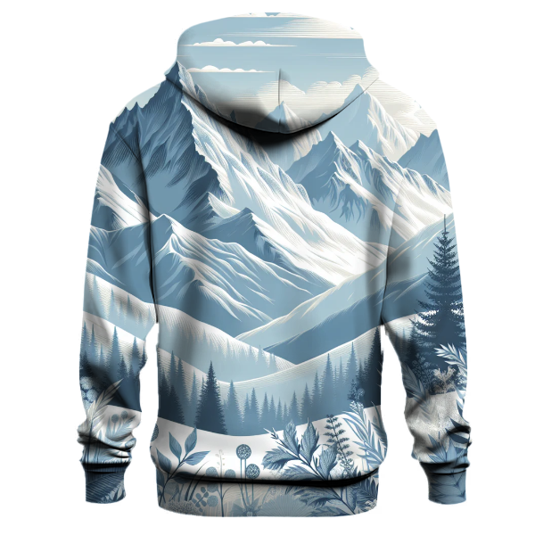 Snowy Mountain Glow Hoodie