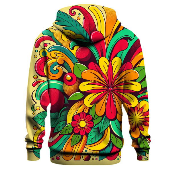 Funky Flora Explosion Hoodie