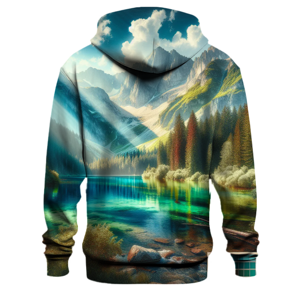 Serene Mountain Lakes Hoodie