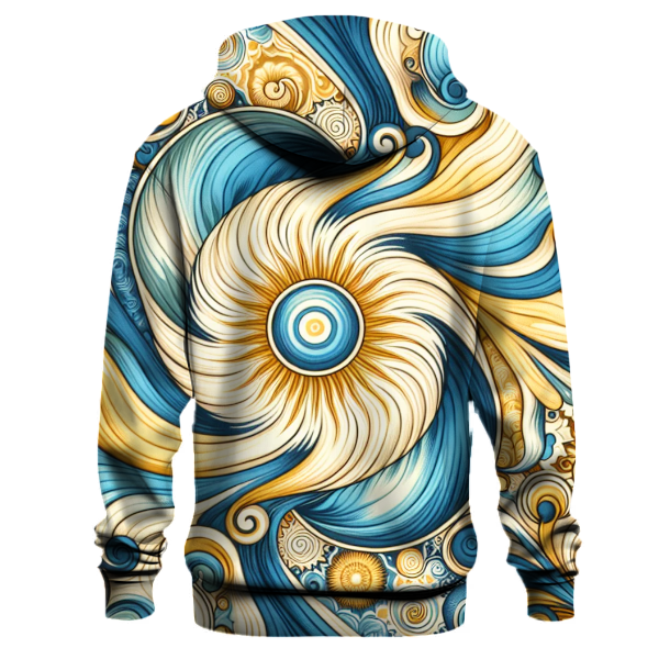 Sunlit Waves Beach Hoodie
