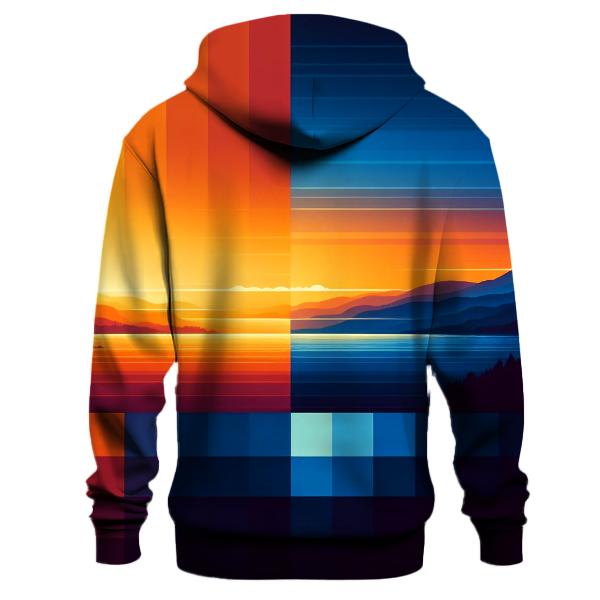 Amber and Sapphire Horizon Hoodie