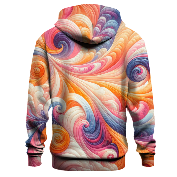 Peach Sunset Tie-Dye Hoodie