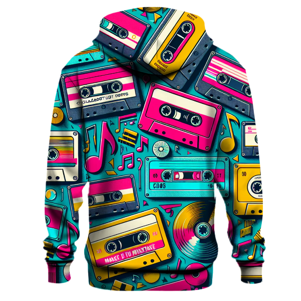 Funky Cassette Art Hoodie